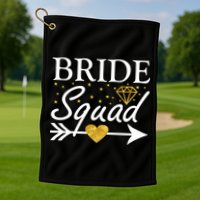 Bride Squad Arrow Golf Towel