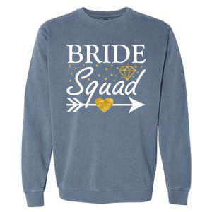 Bride Squad Arrow Garment-Dyed Sweatshirt