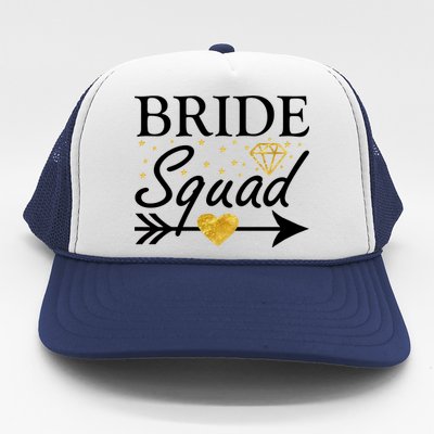 Bride Squad Arrow Trucker Hat