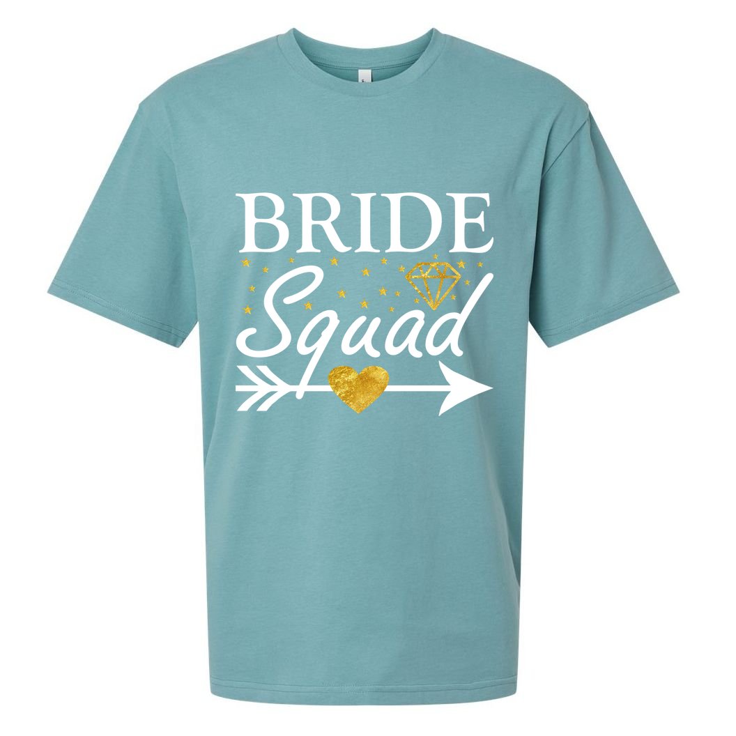 Bride Squad Arrow Sueded Cloud Jersey T-Shirt