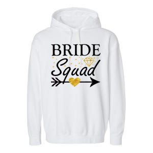 Bride Squad Arrow Garment-Dyed Fleece Hoodie