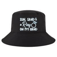 Bride Sun Sand & A Ring On My Hand Cool Comfort Performance Bucket Hat