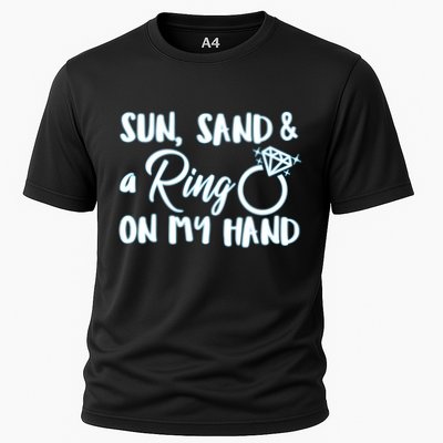 Bride Sun Sand & A Ring On My Hand Performance Shirt