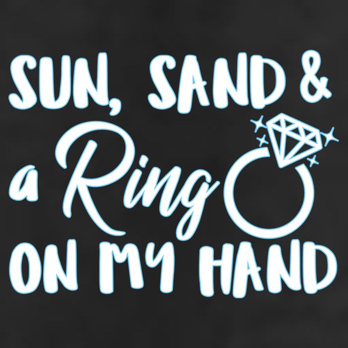 Bride Sun Sand & A Ring On My Hand Adult Drive Performance Visor