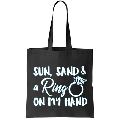 Bride Sun Sand & A Ring On My Hand Bag
