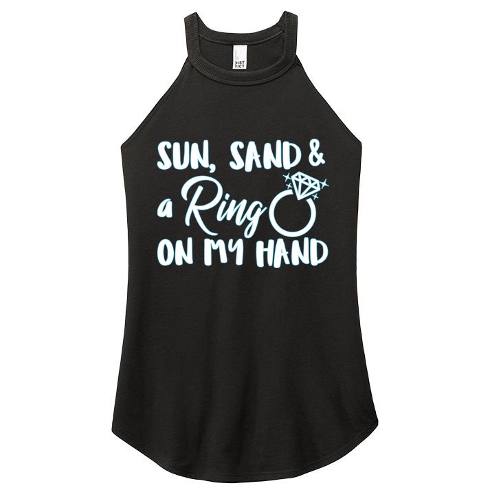 Bride Sun Sand & A Ring On My Hand Women's Perfect Tri Rocker Tank
