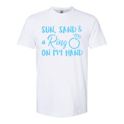 Bride Sun Sand & A Ring On My Hand Softstyle CVC T-Shirt