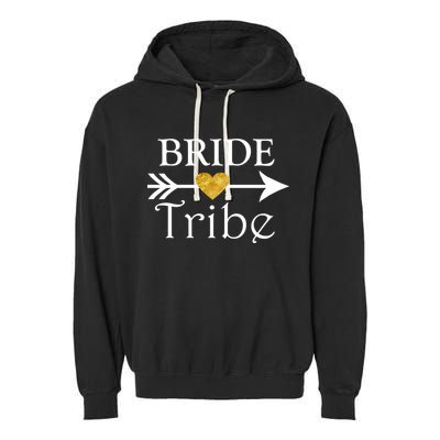 Bride Tribe Arrow Garment-Dyed Fleece Hoodie