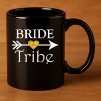 Bride Tribe Arrow 11oz C Handle Ceramic Mug