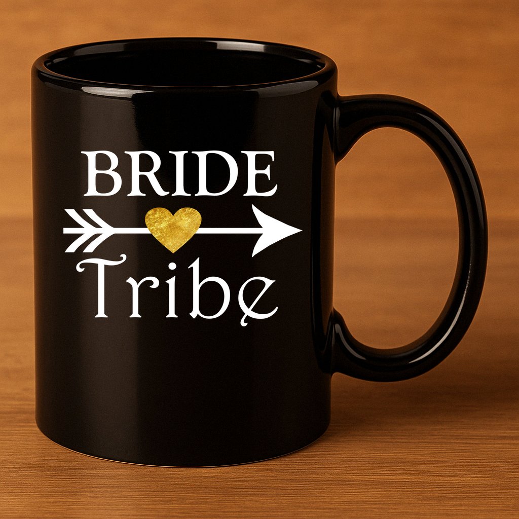 Bride Tribe Arrow 11oz C Handle Ceramic Mug