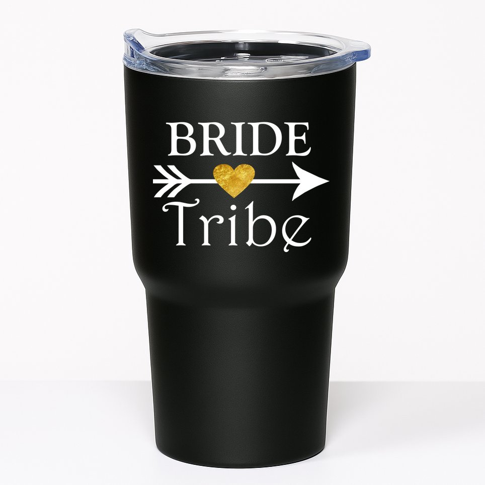 Bride Tribe Arrow Tumbler