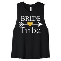 Bride Tribe Arrow Women's Racerback Cropped Tank