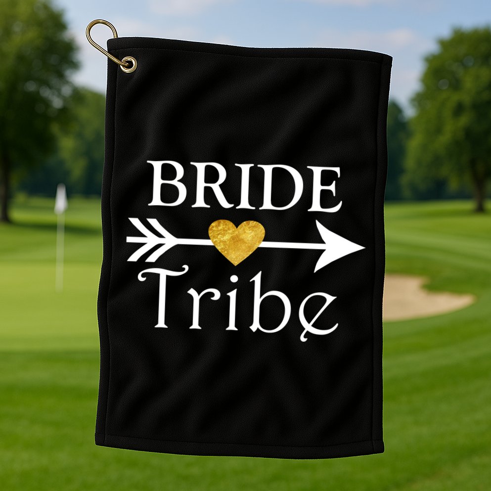 Bride Tribe Arrow Golf Towel