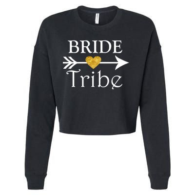 Bride Tribe Arrow Cropped Pullover Crew