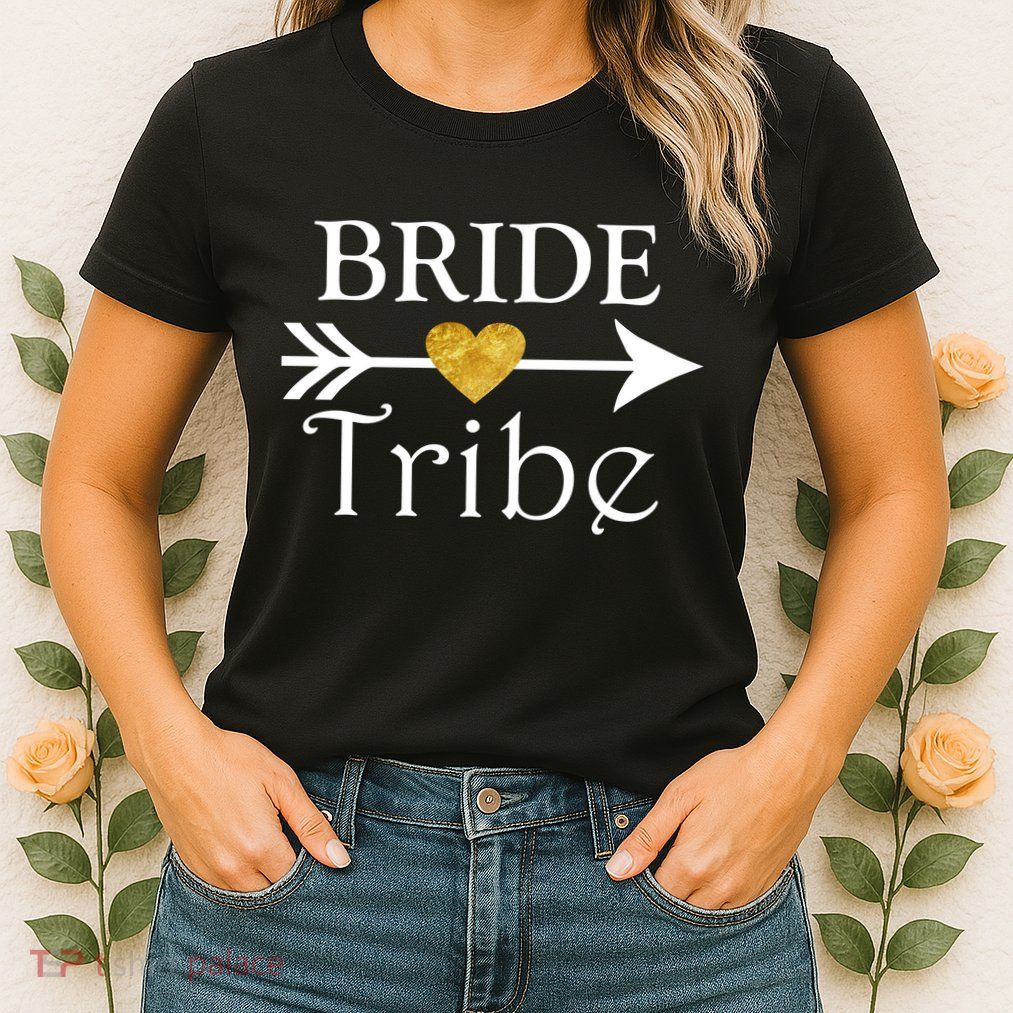 Bride Tribe Arrow Womens T-Shirt