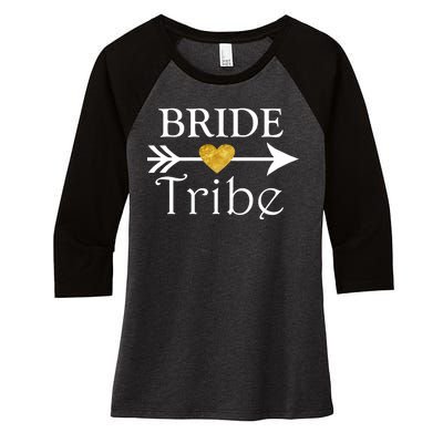 Bride Tribe Arrow Women's Tri-Blend 3/4-Sleeve Raglan Shirt