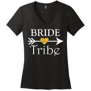 Bride Tribe Arrow Women's V-Neck T-Shirt