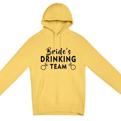 Bride's Drinking Team Premium Pullover Hoodie