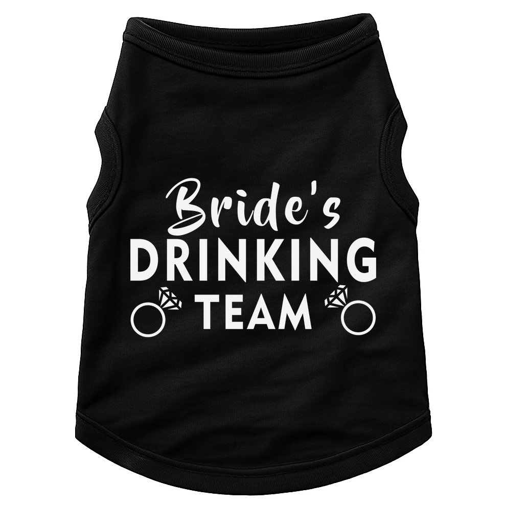 Bride's Drinking Team Doggie Tank