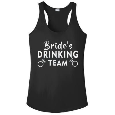 Bride's Drinking Team Ladies PosiCharge Competitor Racerback Tank