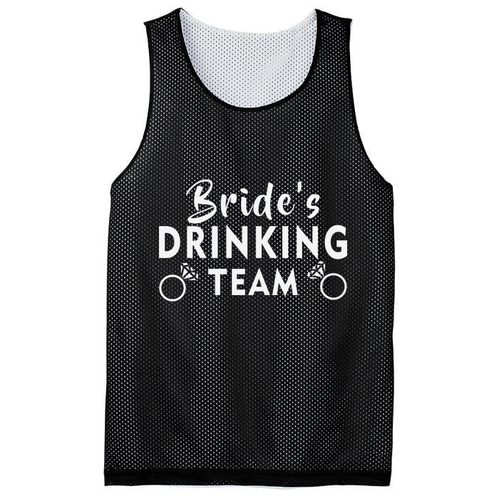 Bride's Drinking Team Mesh Reversible Basketball Jersey Tank