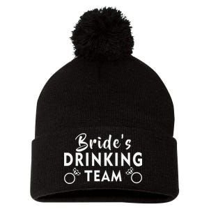 Bride's Drinking Team Pom Pom 12in Knit Beanie