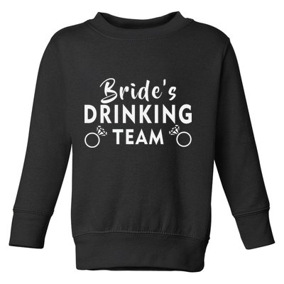 Bride's Drinking Team Toddler Sweatshirt