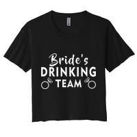 Bride's Drinking Team Women's Crop Top Tee