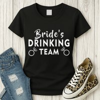 Bride's Drinking Team Womens T-Shirt