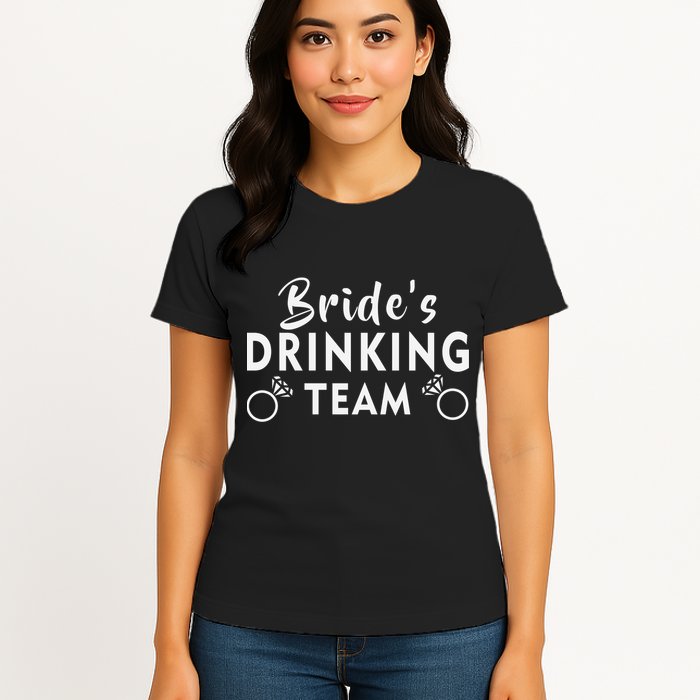 Bride's Drinking Team Womens T-Shirt