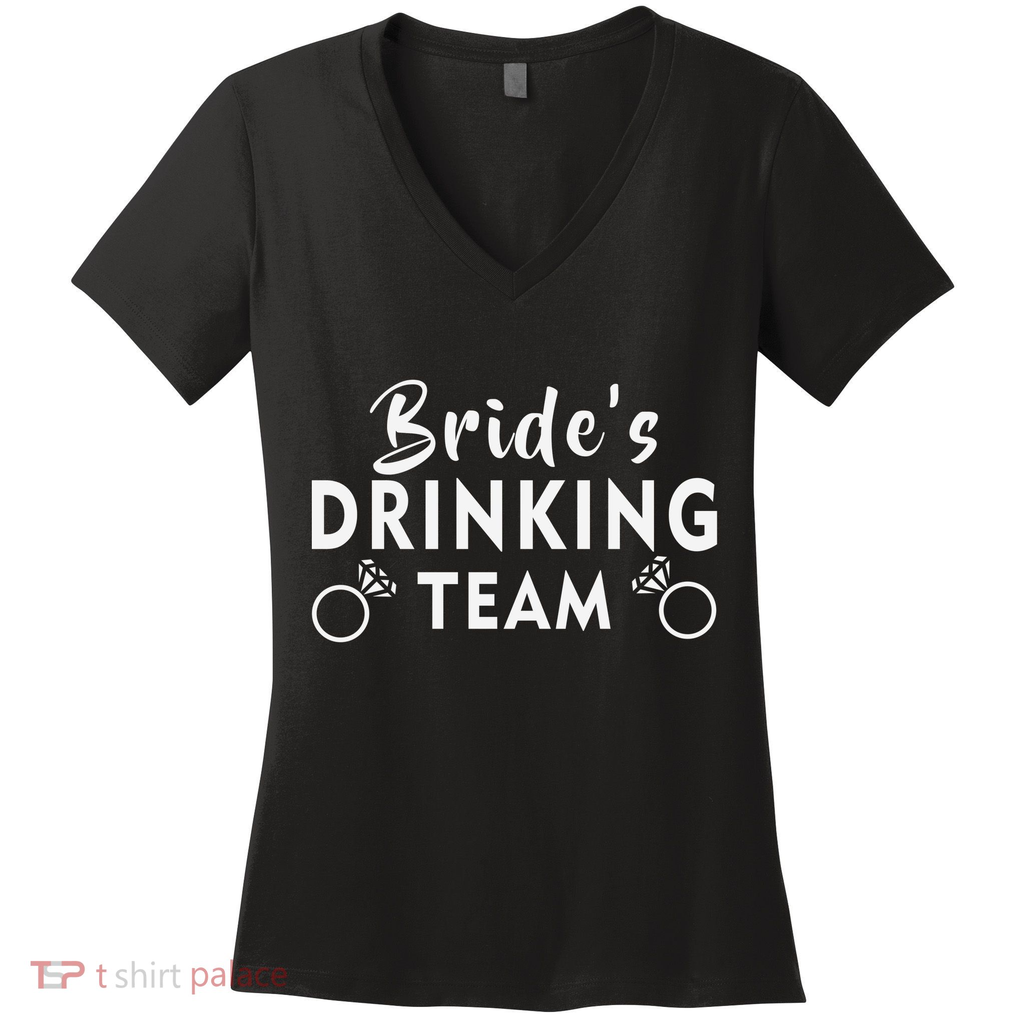 Bride's Drinking Team Women's V-Neck T-Shirt