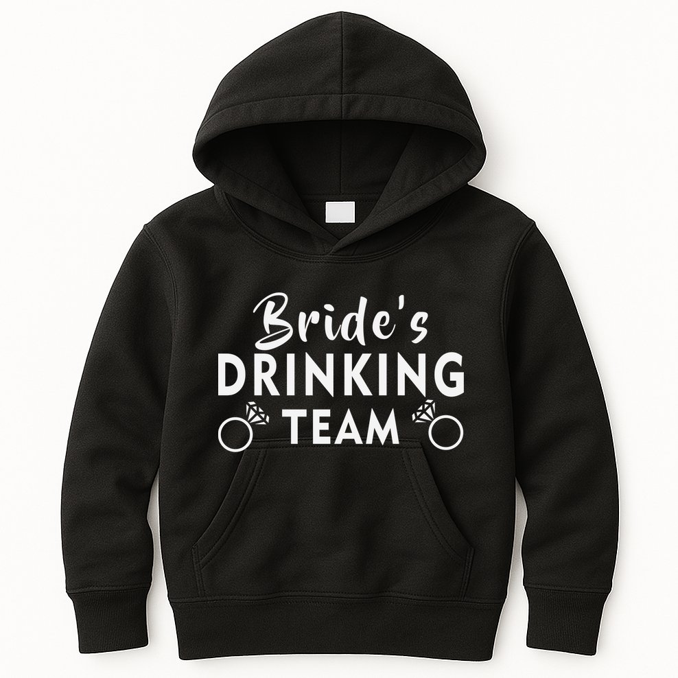 Bride's Drinking Team Kids Hoodie