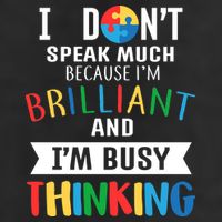 Brilliant And Busy Thinking Autism Awareness Adult Drive Performance Visor