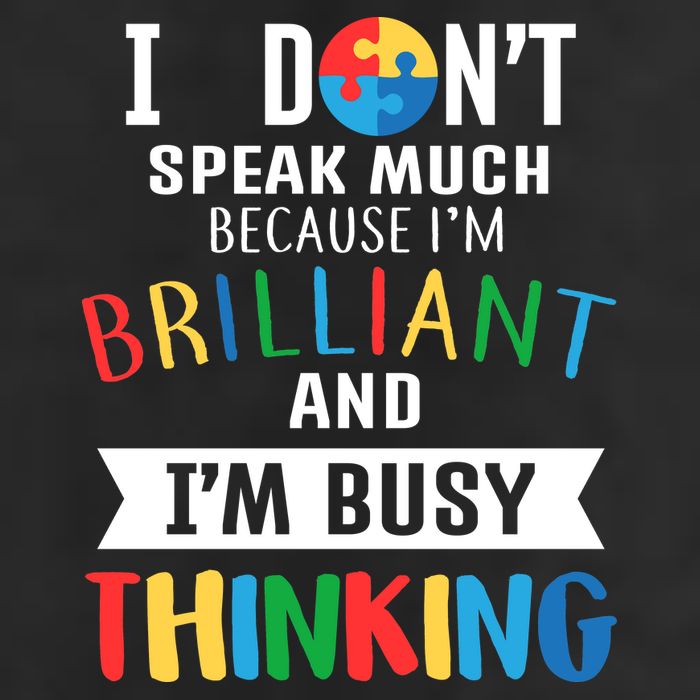 Brilliant And Busy Thinking Autism Awareness Adult Drive Performance Visor