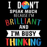 Brilliant And Busy Thinking Autism Awareness Wool Snapback Cap
