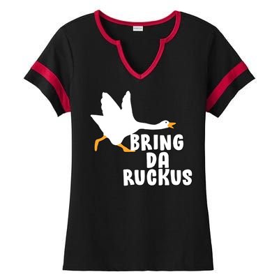 Bring Da Ruckus Ladies Halftime Notch Neck Tee