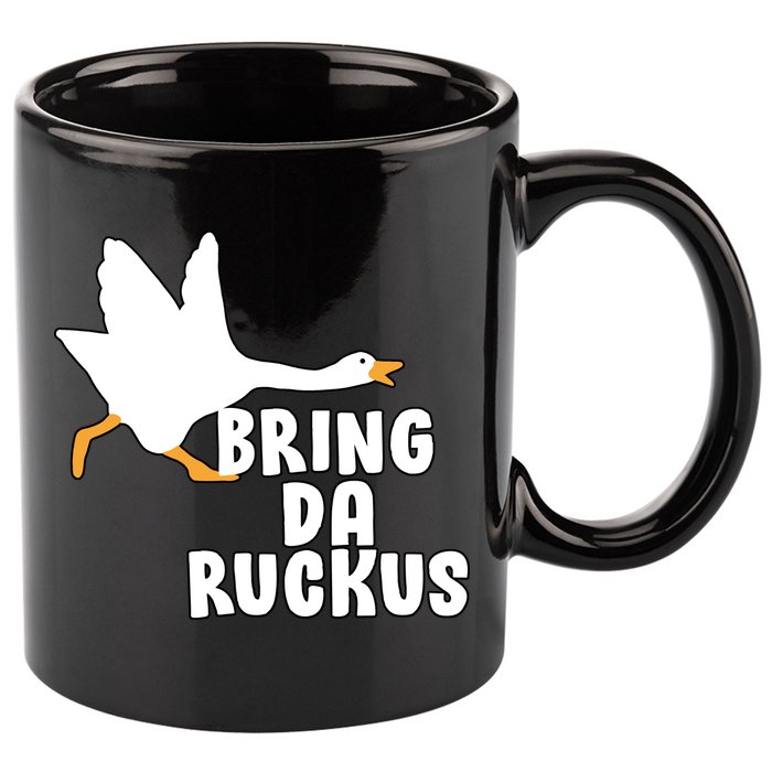 Bring Da Ruckus 11oz C Handle Ceramic Mug