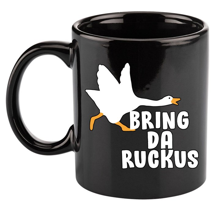 Bring Da Ruckus 11oz C Handle Ceramic Mug