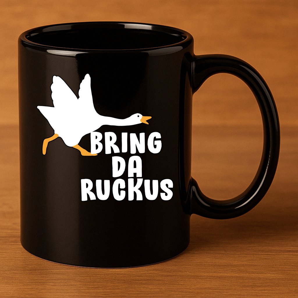 Bring Da Ruckus 11oz C Handle Ceramic Mug