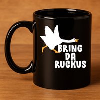Bring Da Ruckus 11oz C Handle Ceramic Mug
