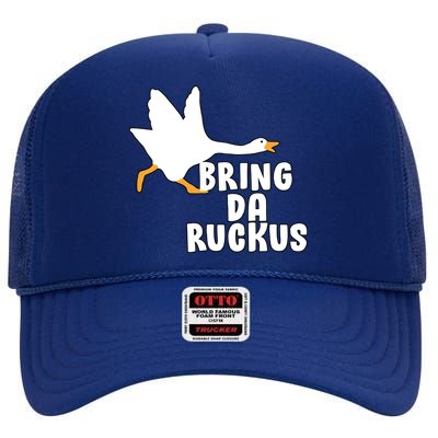 Bring Da Ruckus High Crown Mesh Back Trucker Hat