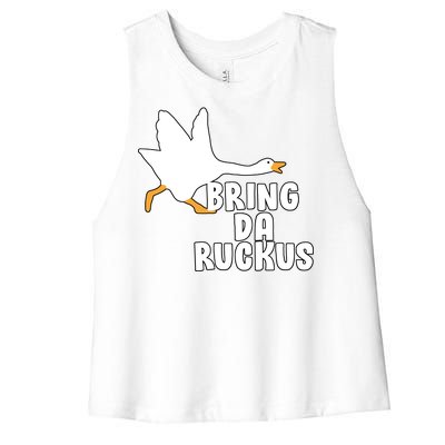 Bring Da Ruckus Women's Racerback Cropped Tank