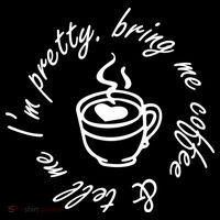 Bring Me Coffee And Tell Me I'm Pretty 7-Panel Snapback Hat