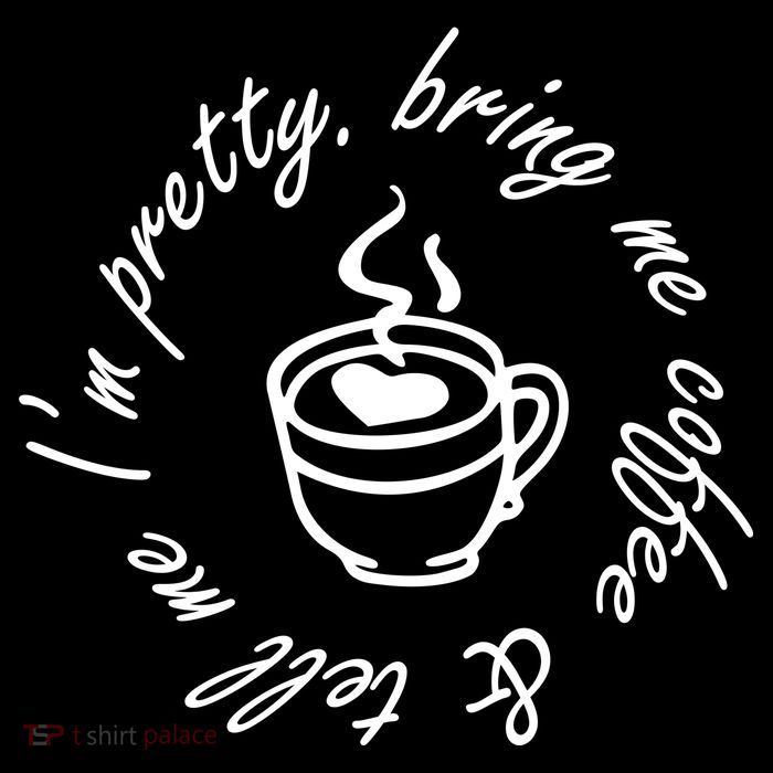 Bring Me Coffee And Tell Me I'm Pretty Youth Performance Sprint T-Shirt