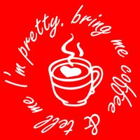 Bring Me Coffee And Tell Me I'm Pretty Women's V-Neck T-Shirt