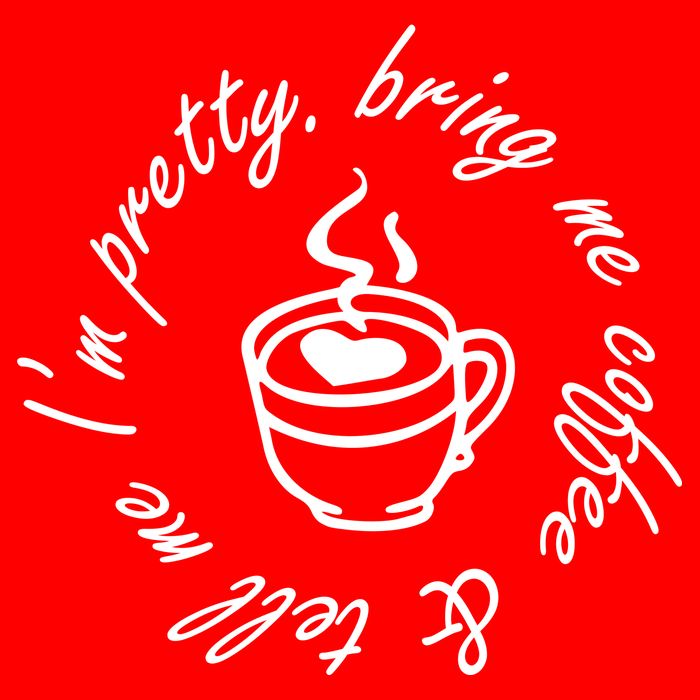 Bring Me Coffee And Tell Me I'm Pretty Women's V-Neck T-Shirt