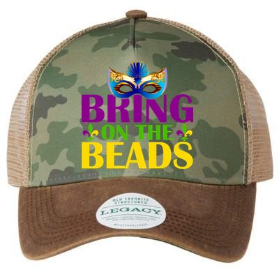 Bring On The Beads Mardi Gras Legacy Tie Dye Trucker Hat