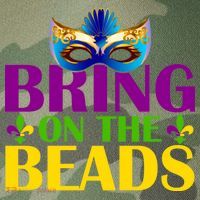 Bring On The Beads Mardi Gras Legacy Tie Dye Trucker Hat