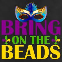 Bring On The Beads Mardi Gras Cool Comfort Performance Bucket Hat