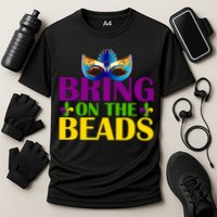 Bring On The Beads Mardi Gras Cooling Performance Crew T-Shirt